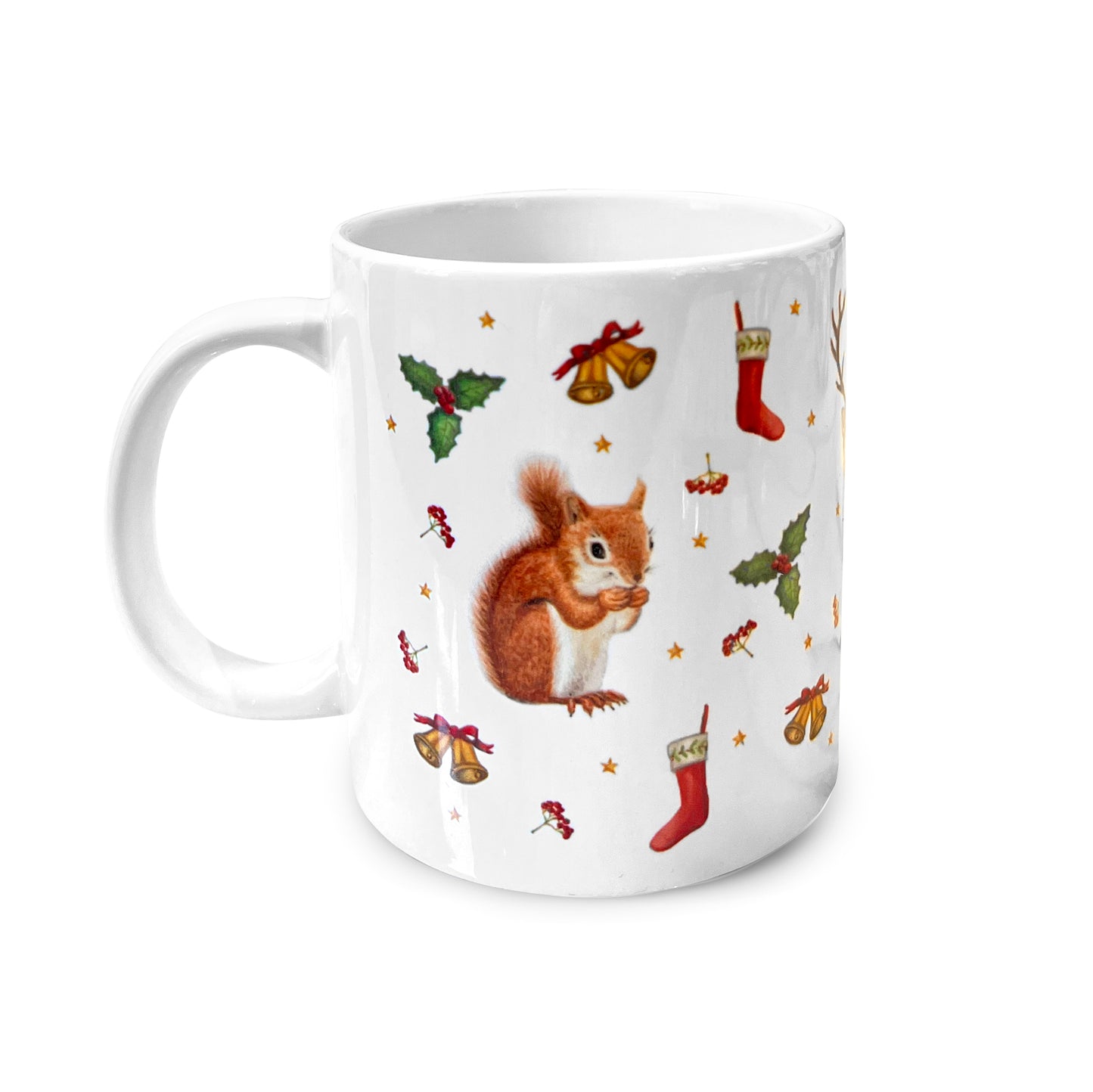 Kerstmok rendier keramiek