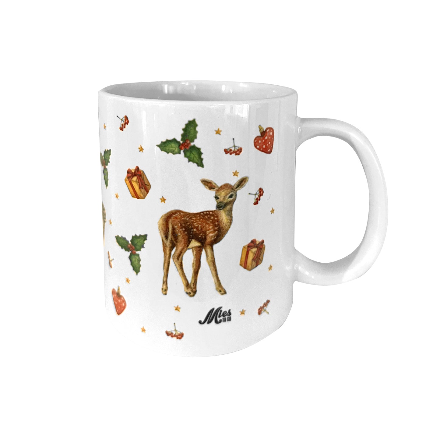 Kerstmok beer keramiek