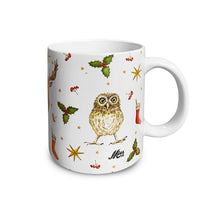 Load image into Gallery viewer, Christmas mug deer ceramic
