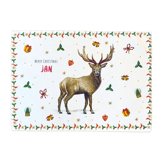 10 sets de table de Noël avec prénom