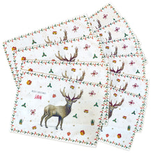 Afbeelding in Gallery-weergave laden, 10 Kerst placemats met naam
