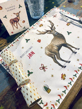 Load image into Gallery viewer, 6 Christmas placemats with name

