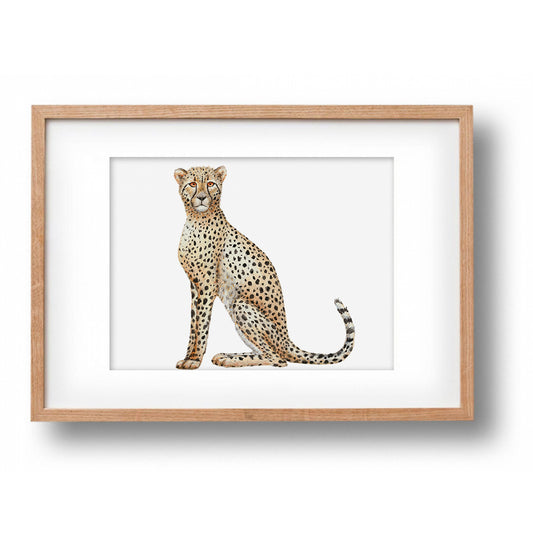 Original watercolour cheetah