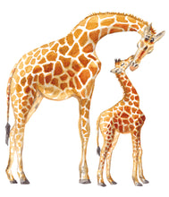 Afbeelding in Gallery-weergave laden, Muursticker giraf 60x70 cm
