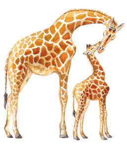 Muursticker giraf 60x70 cm