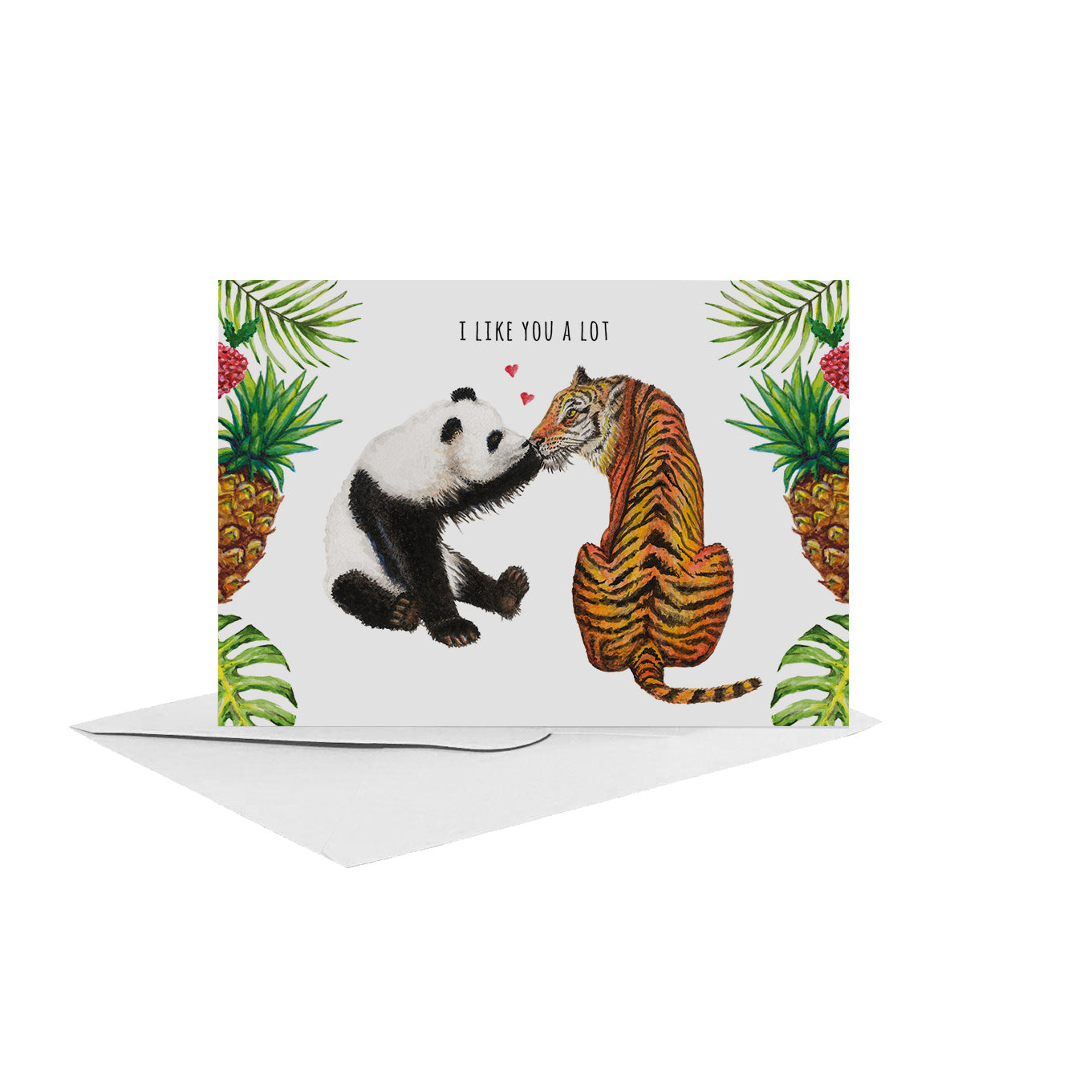 10 greeting cards Love & friends with envelope