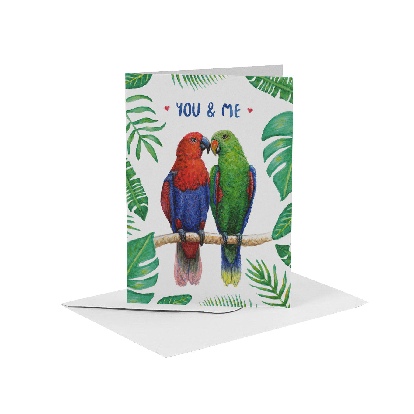 10 greeting cards Love & friends with envelope