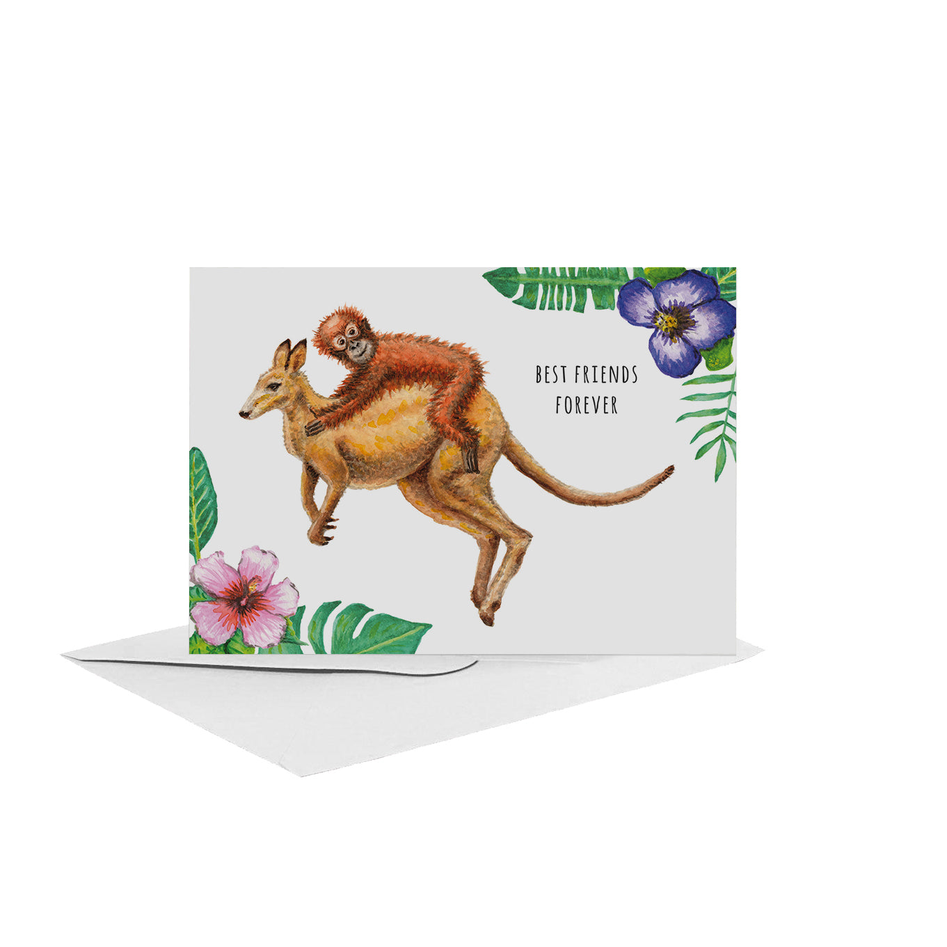 10 greeting cards Love & friends with envelope